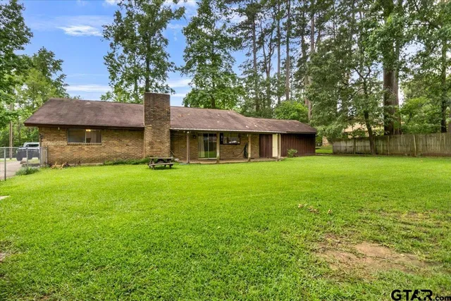 a view of a garage with storage