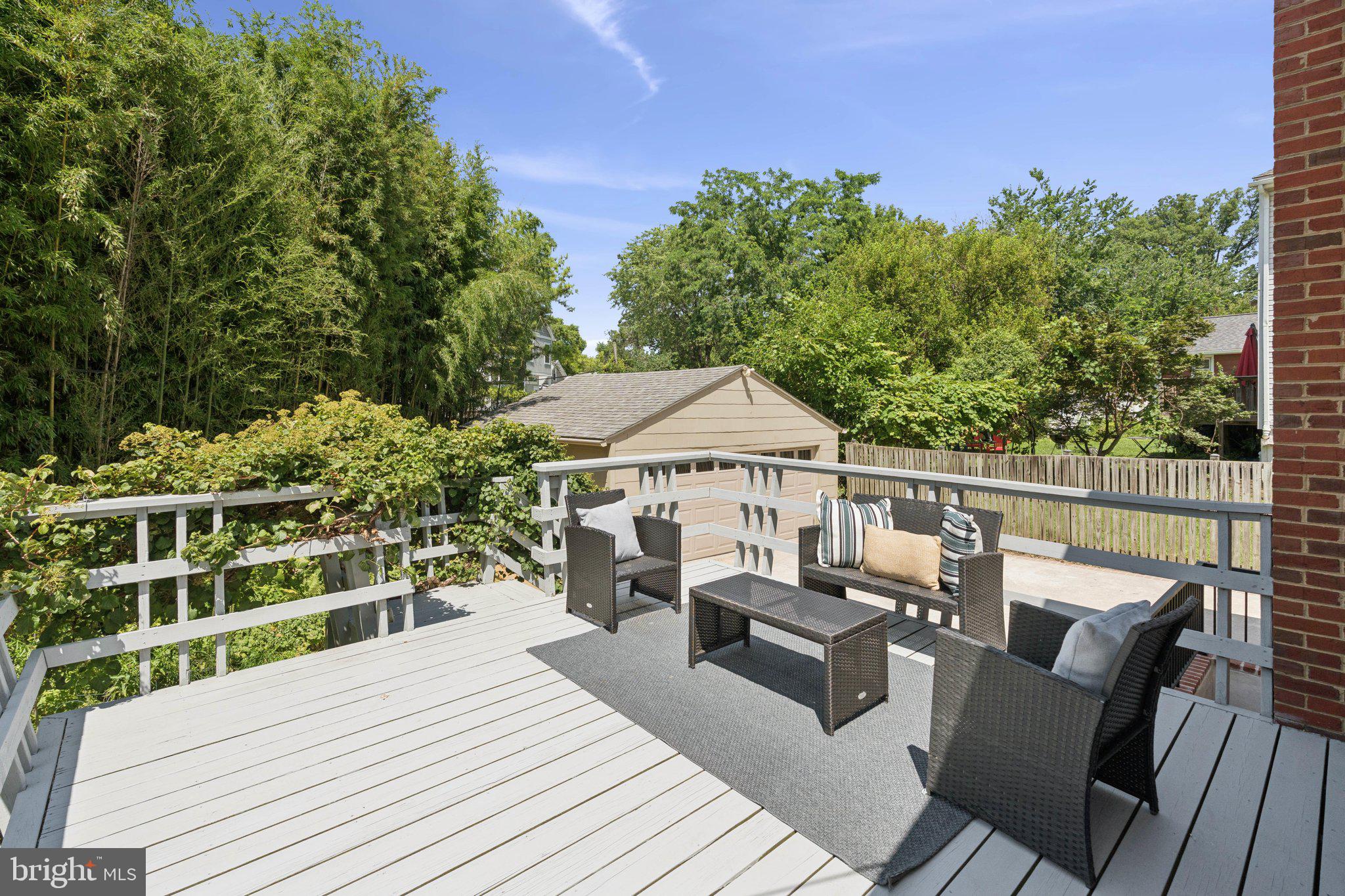 7808 Boston Avenue Silver Spring, MD 20910 - Photo 34 of 39 Spacious Back Deck