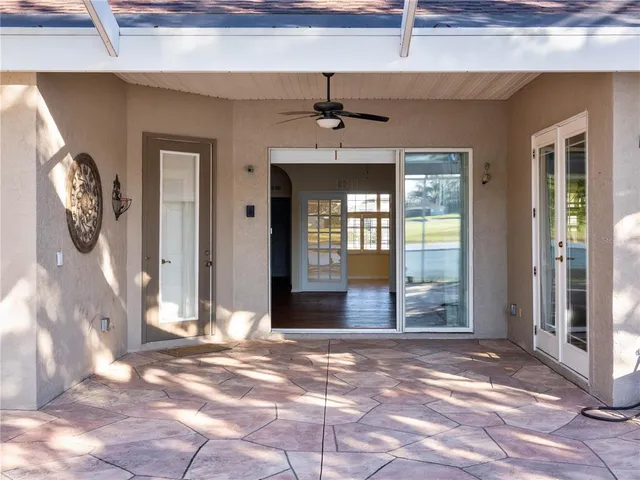 a view of a entryway of a house