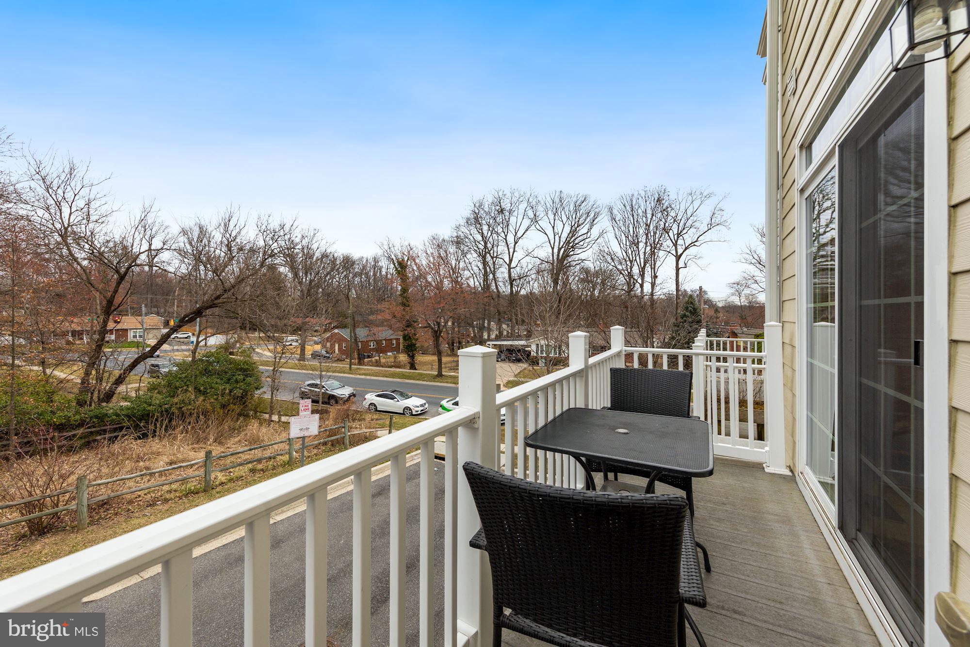 2103 Little Sorrel Way Silver Spring, MD 20902 - Photo 17 of 20 Balcony off the kitchen