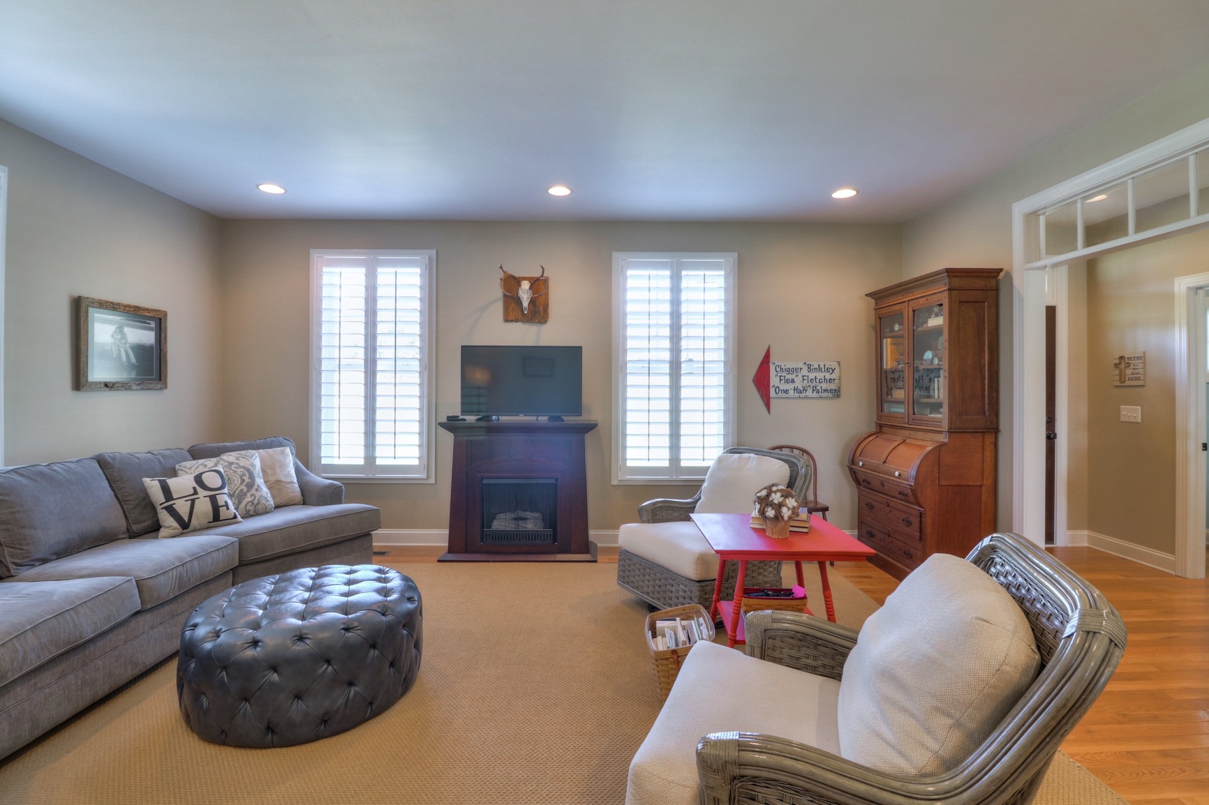 4275 Cairo Bend Road Lebanon, TN 37087 - Photo 9 of 41 a living room with furniture and a fireplace