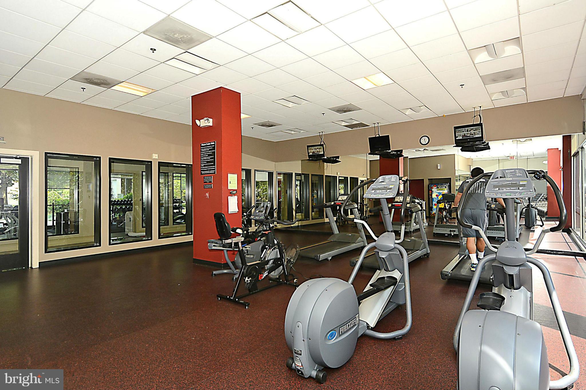 800 4th Street Southwest, Unit N201 Washington, DC 20024 - Photo 19 of 25 a view of a room with gym equipment