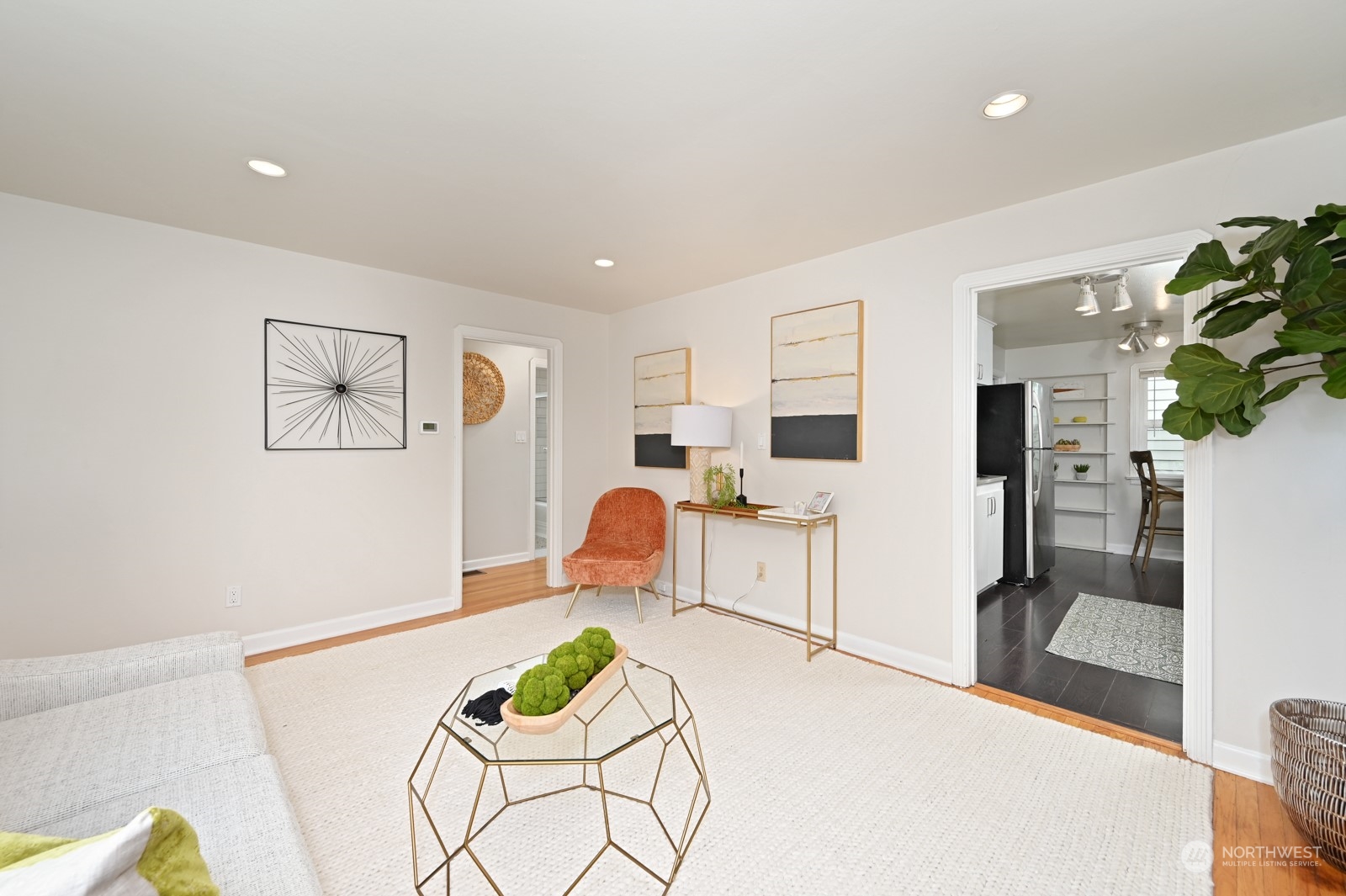 6037 Fauntleroy Way Southwest Seattle, WA 98136 - Photo 7 of 37 a living room with furniture and a table
