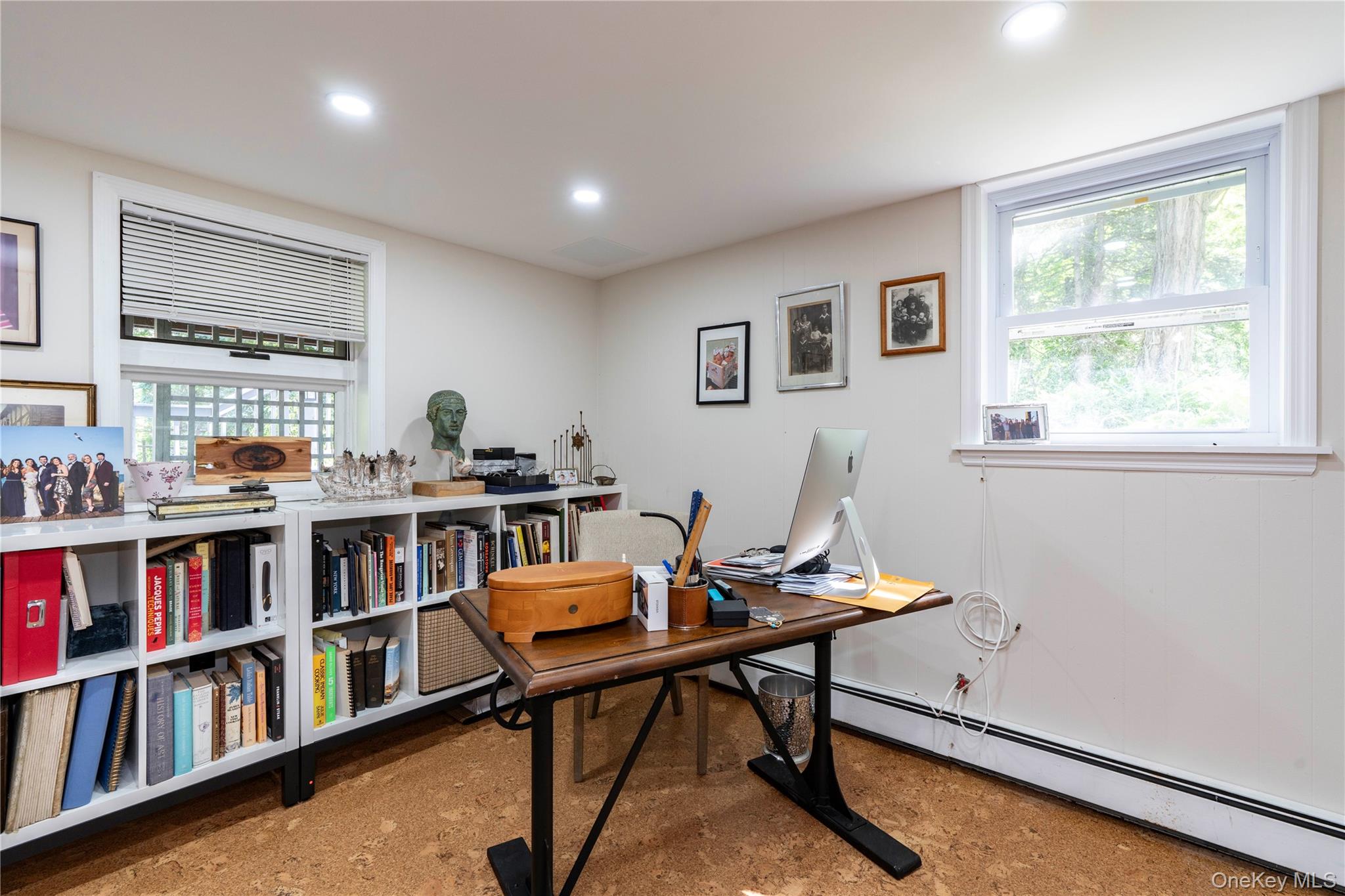 10 Pilgrims Progress Road Rhinebeck, NY 12572 - Photo 28 of 31 Lower Level Home Office with a Cork Floor