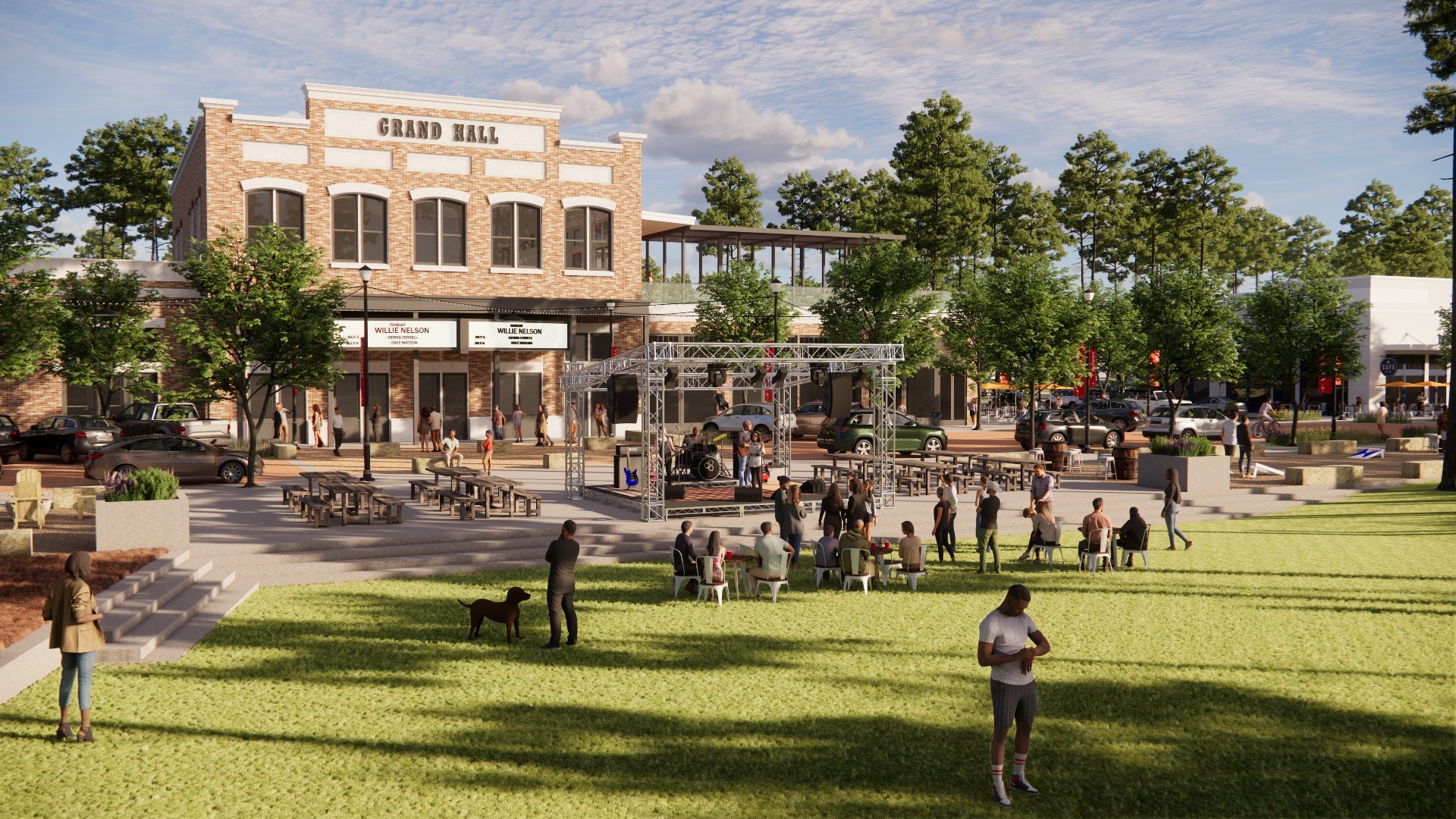 9170 Grand Jubilee Drive Montgomery, TX 77316 - Photo 12 of 18 a swimming pool with outdoor seating and yard