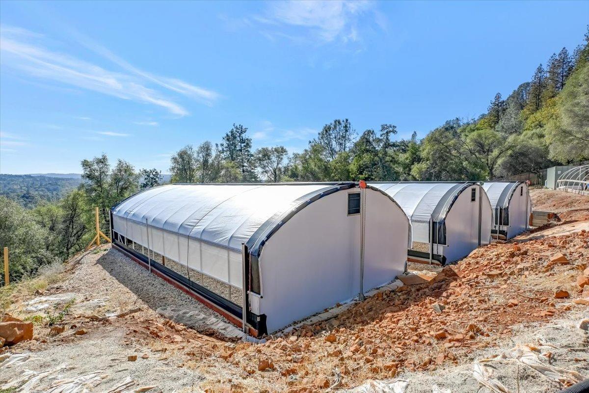 Undisclosed Address Grass Valley, CA 95949 - Photo 22 of 26 a view of a backyard with a large tree and wooden fence