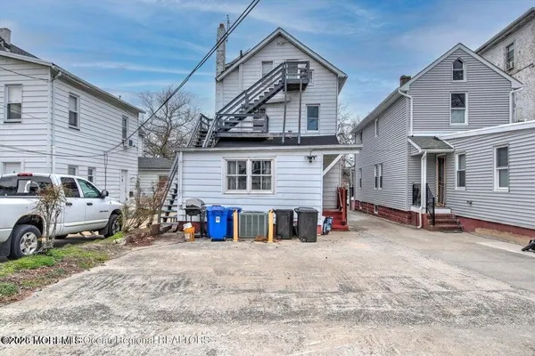a view of a house with a patio