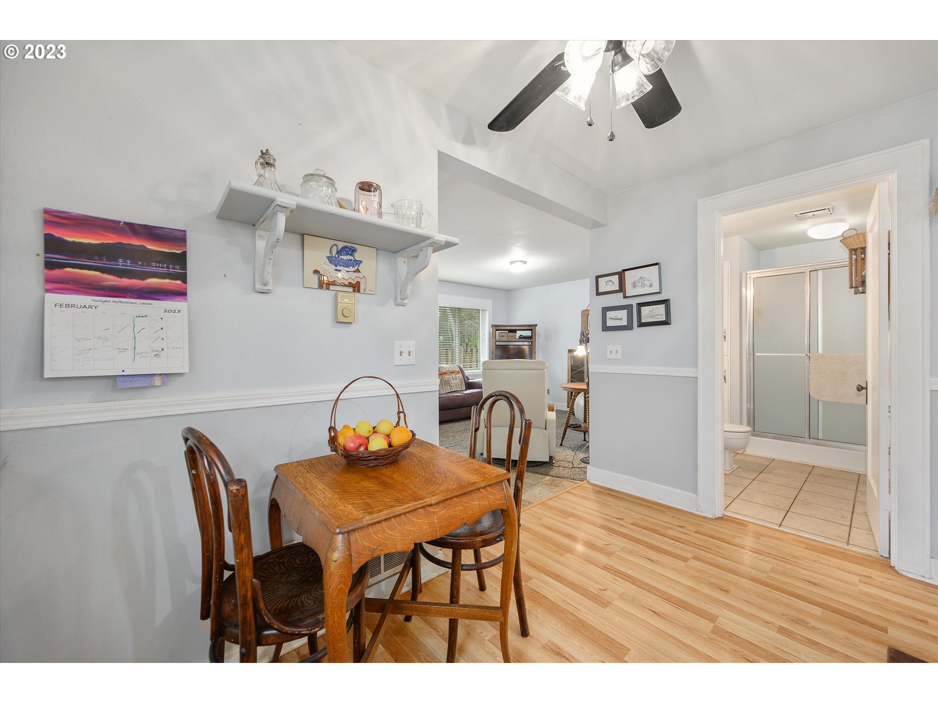 553 Southwest Clay Street Dallas, OR 97338 - Photo 14 of 33 a dining room with furniture and wooden floor