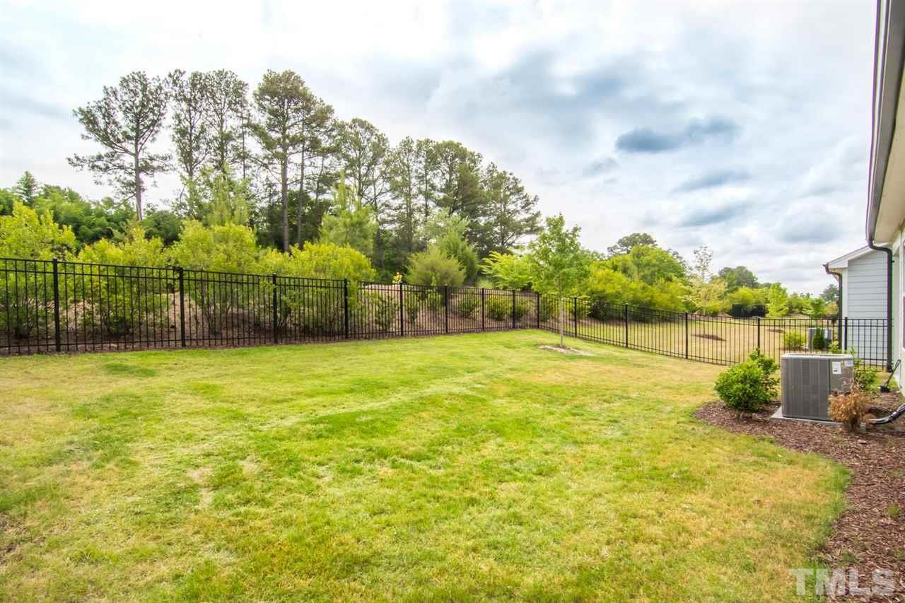 1210 Pondfield Way Durham, NC 27713 - Photo 26 of 29 a view of a yard with a trampoline