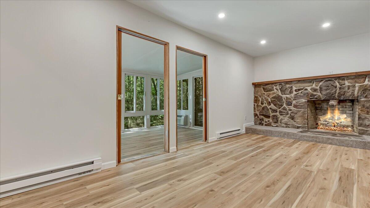 169 Sportsmen Drive Cresco, PA 18326 - Photo 29 of 61 Lower Level Family Room/ Sunroom View