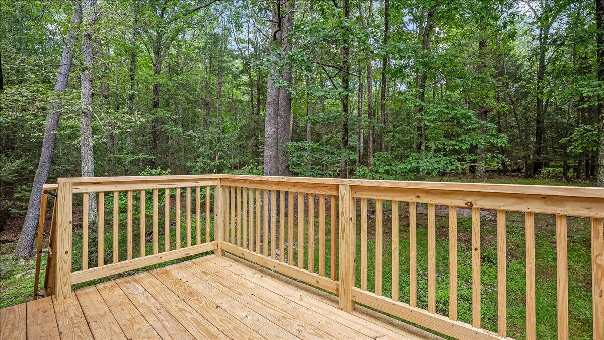 169 Sportsmen Drive Cresco, PA 18326 - Photo 37 of 61 a view of a wooden roof deck