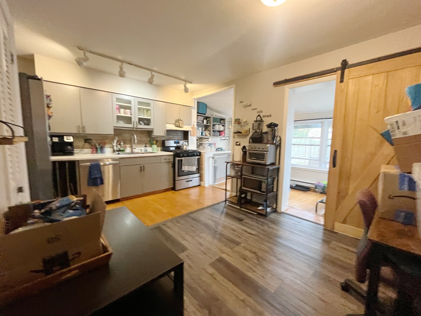 2950 Des Plaines Avenue, Unit 2950 North Riverside, IL 60546 - Photo 5 of 11 a room with lots of wooden furniture and wooden floors