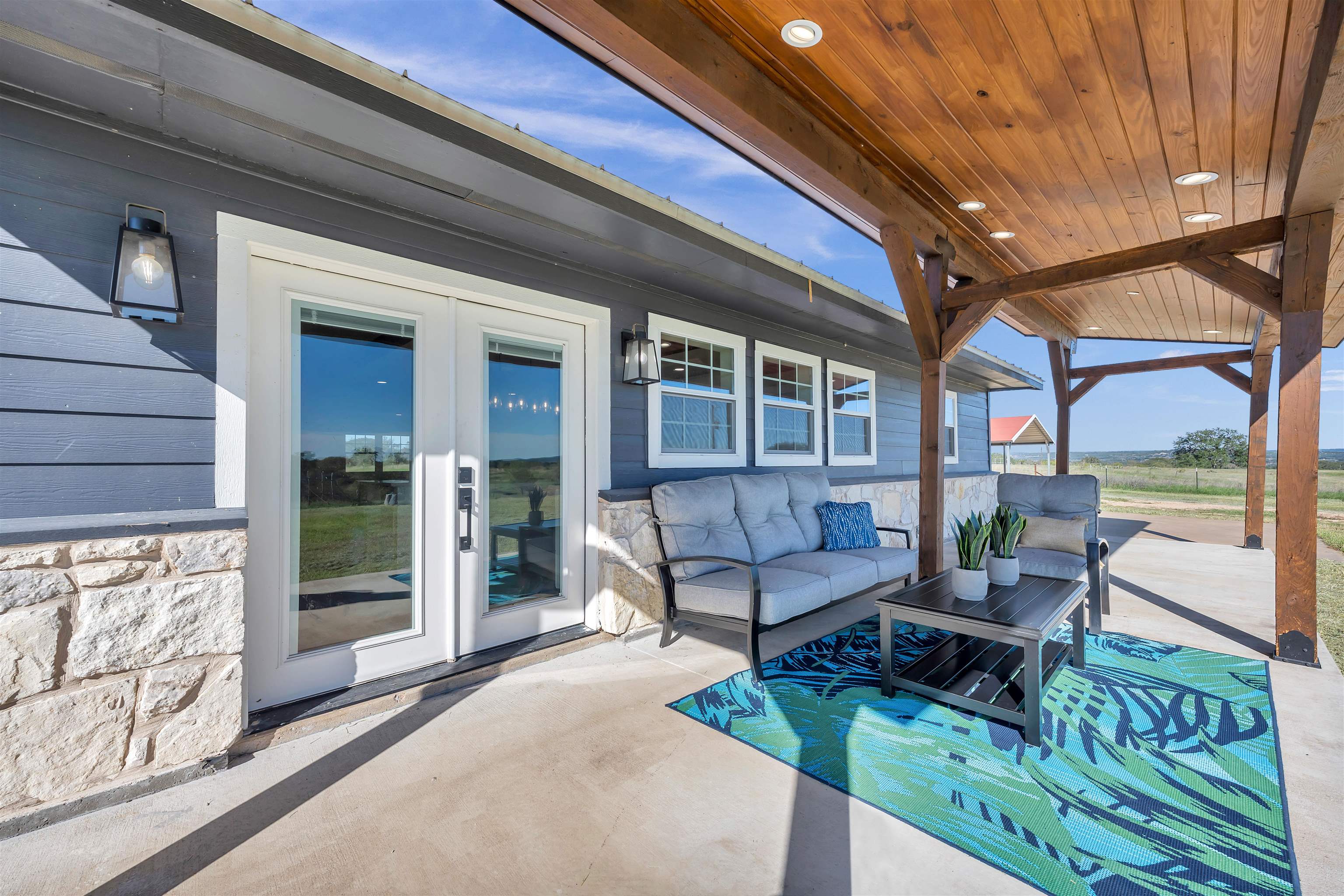 941 County Road 402 Marble Falls, TX 78654 - Photo 24 of 30 a outdoor living space with patio furniture