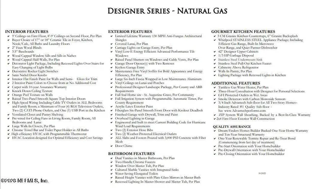 $459,990 | 248 Barbosa Trail, St. Augustine, FL 32095