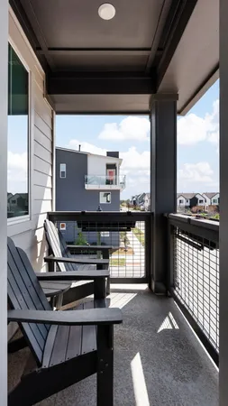 a room with furniture and a window