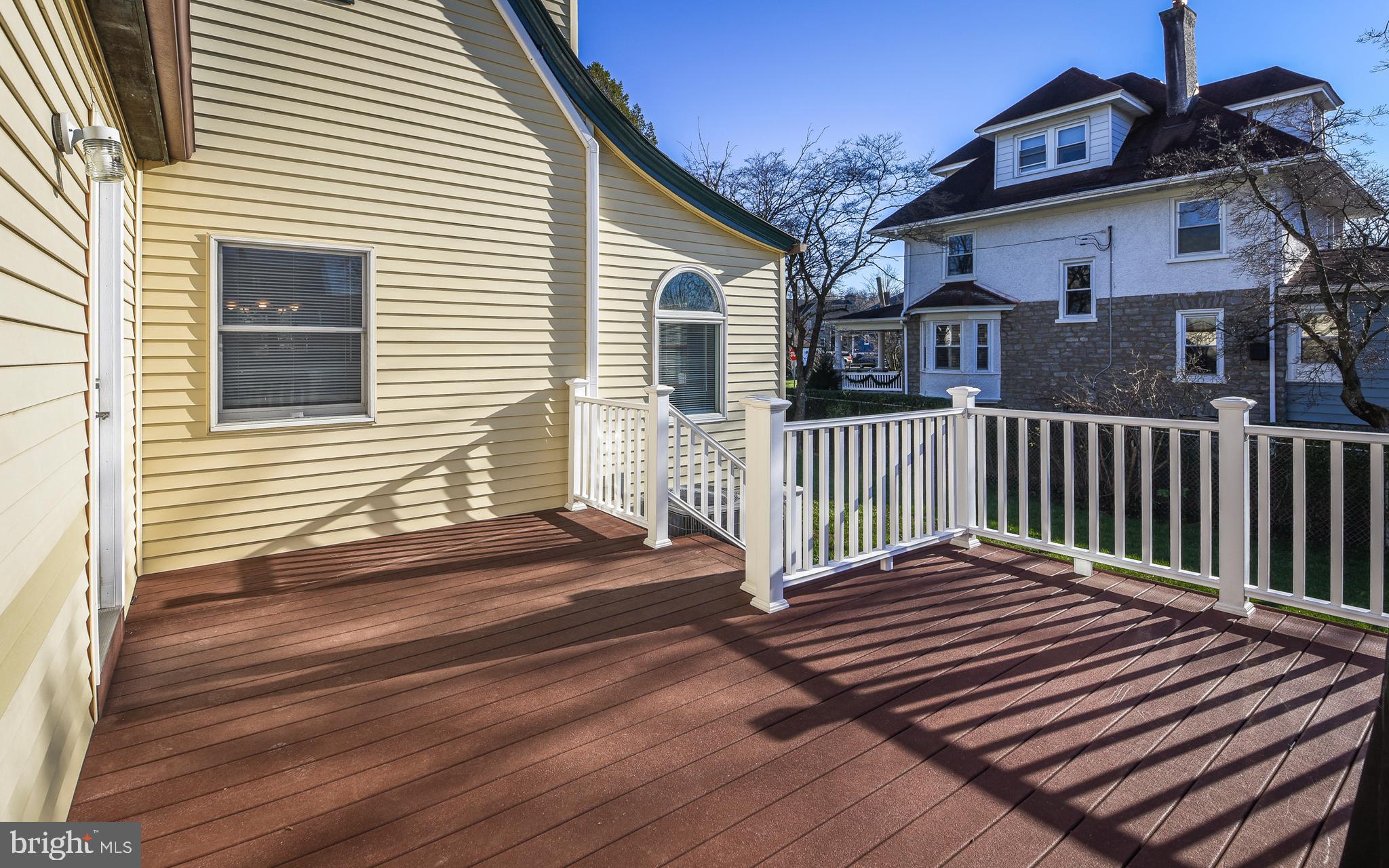 3 Erdenheim Road Glenside, PA 19038 - Photo 29 of 35 Spacious low maintenance deck