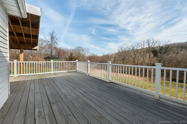 a view of a roof deck