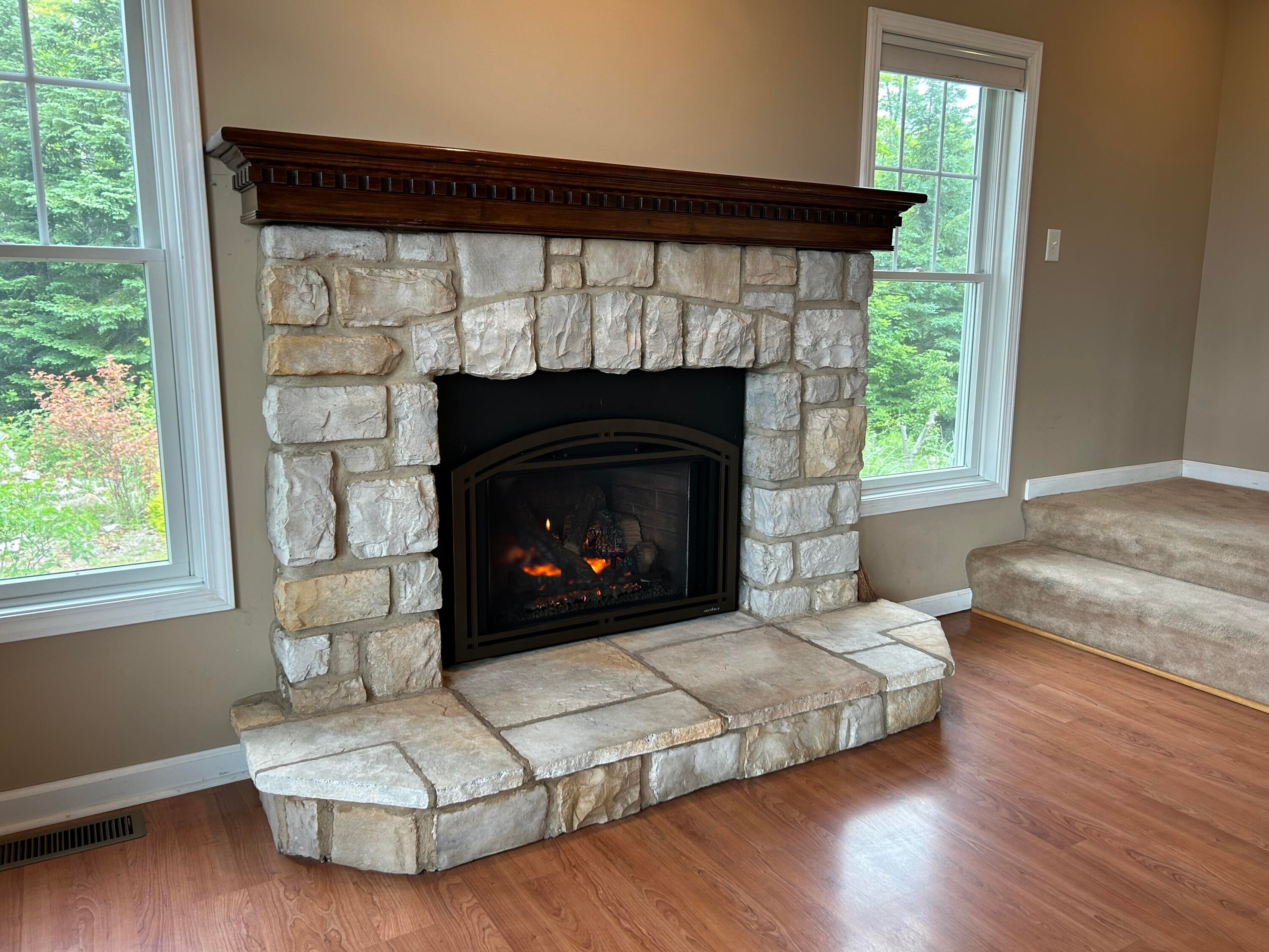 N1746 Smith Road St. Ignace, MI 49781 - Photo 38 of 88 Fireplace