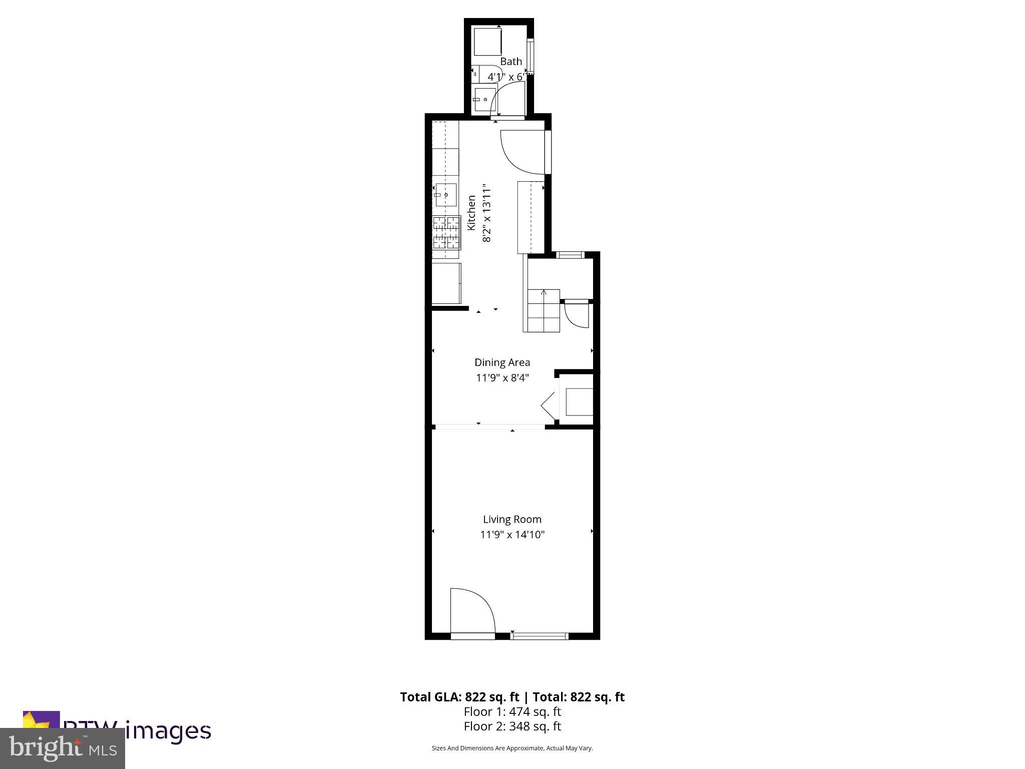 1113 Holbrook Terrace Northeast Washington, DC 20002 - Photo 27 of 28 Main Level Layout