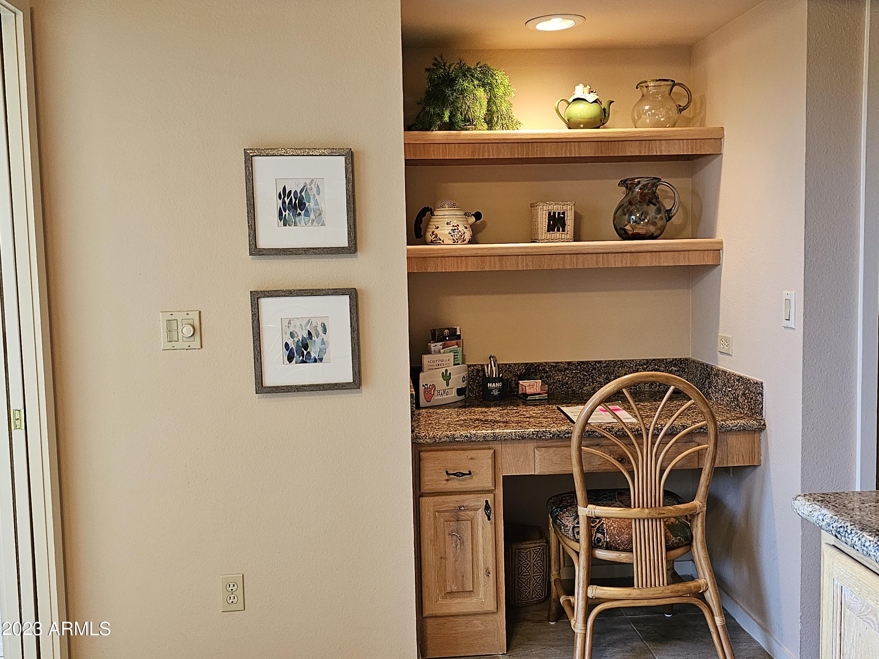 7700 East Gainey Ranch Road, Unit 152 Scottsdale, AZ 85258 - Photo 24 of 44 Kitchen Desk Area