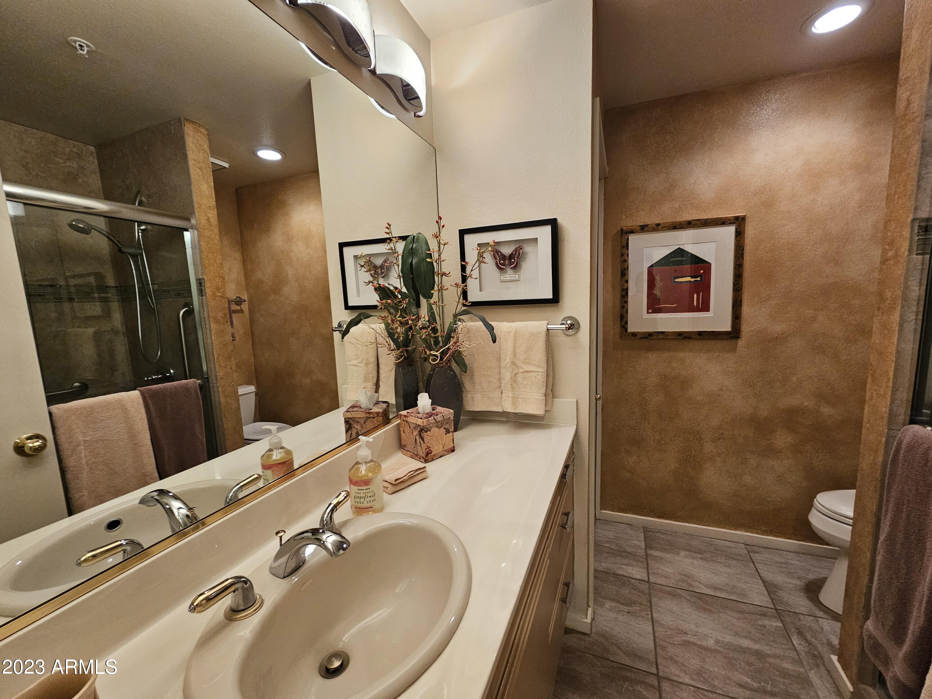 7700 East Gainey Ranch Road, Unit 152 Scottsdale, AZ 85258 - Photo 30 of 44 Downstairs Bathroom