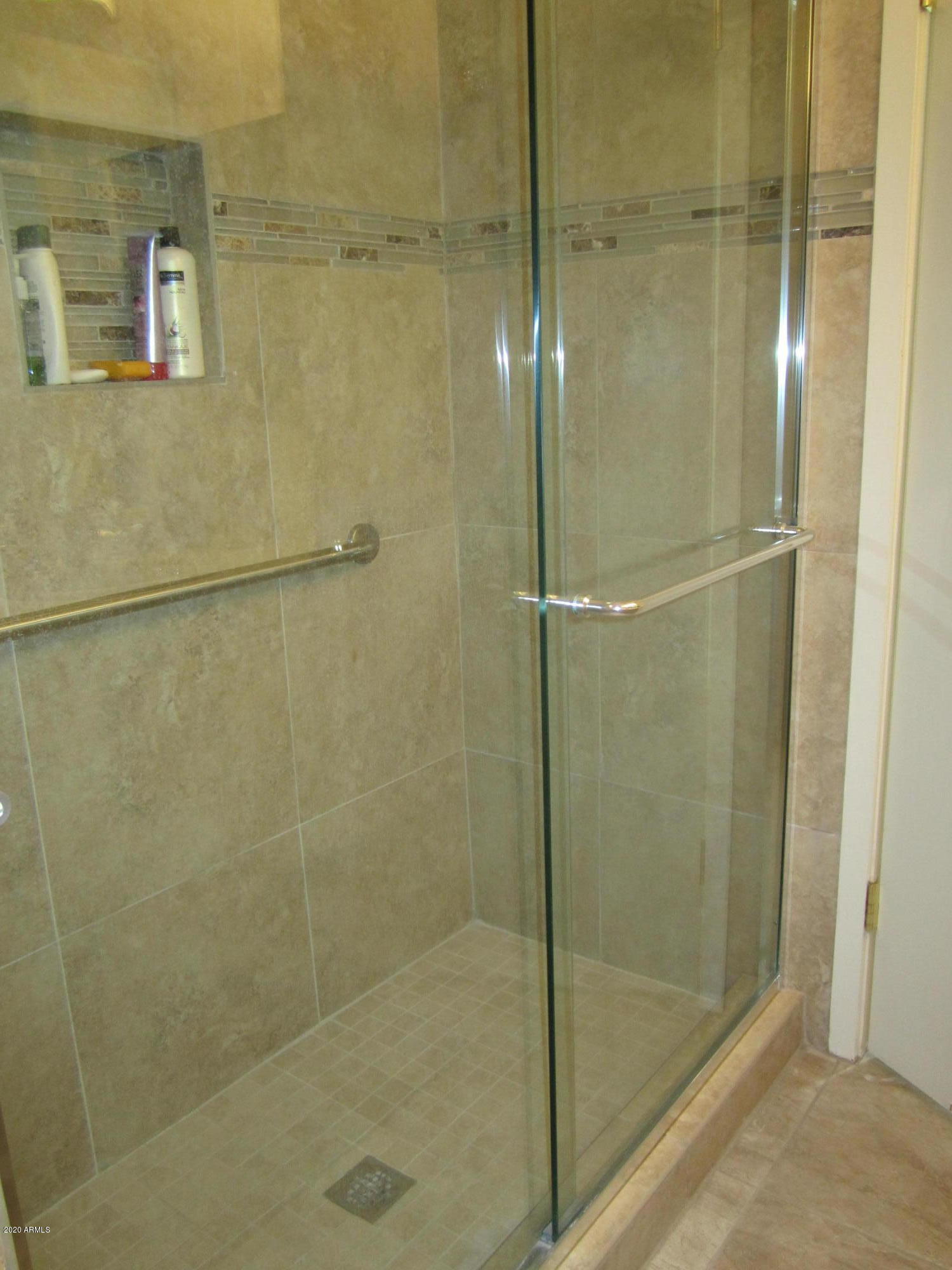 7700 East Gainey Ranch Road, Unit 152 Scottsdale, AZ 85258 - Photo 32 of 44 Downstairs Walk In Shower
