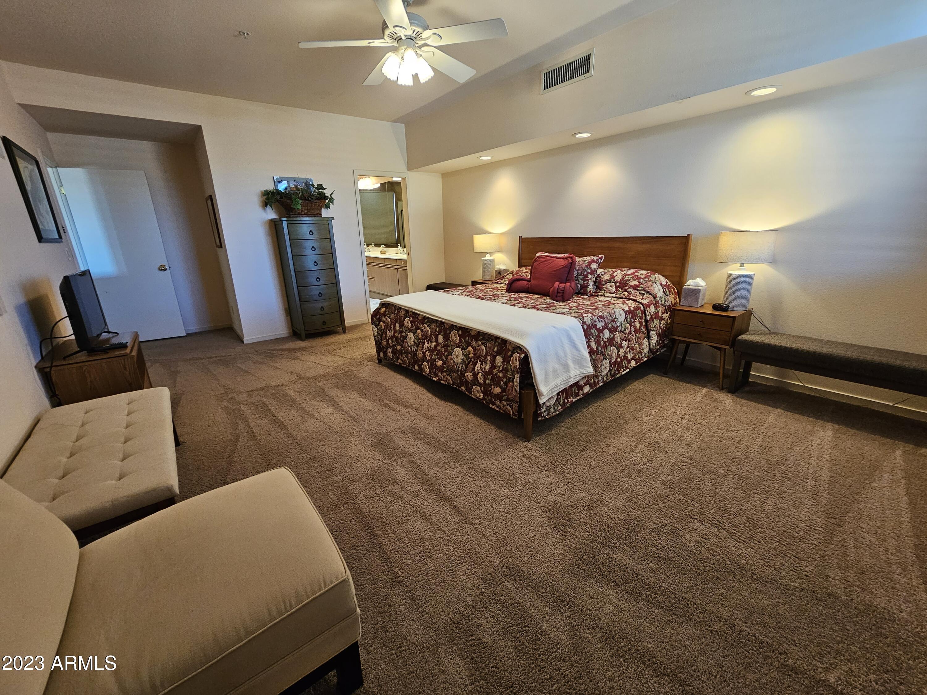 7700 East Gainey Ranch Road, Unit 152 Scottsdale, AZ 85258 - Photo 36 of 44 Upstairs Bedroom