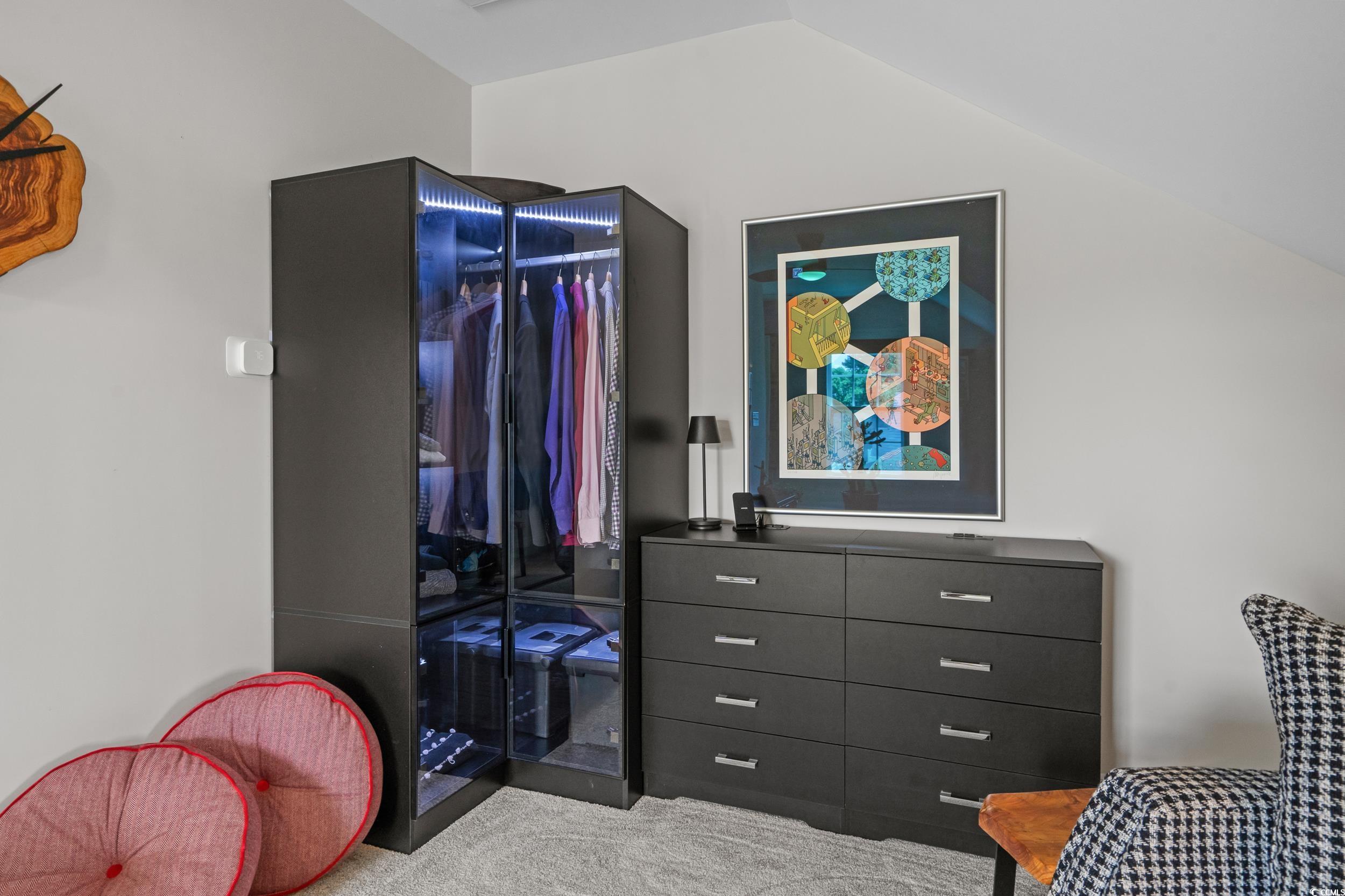 752 Hobonny Loop Longs, SC 29568 - Photo 27 of 40 Carpeted bedroom with lofted ceiling and a closet