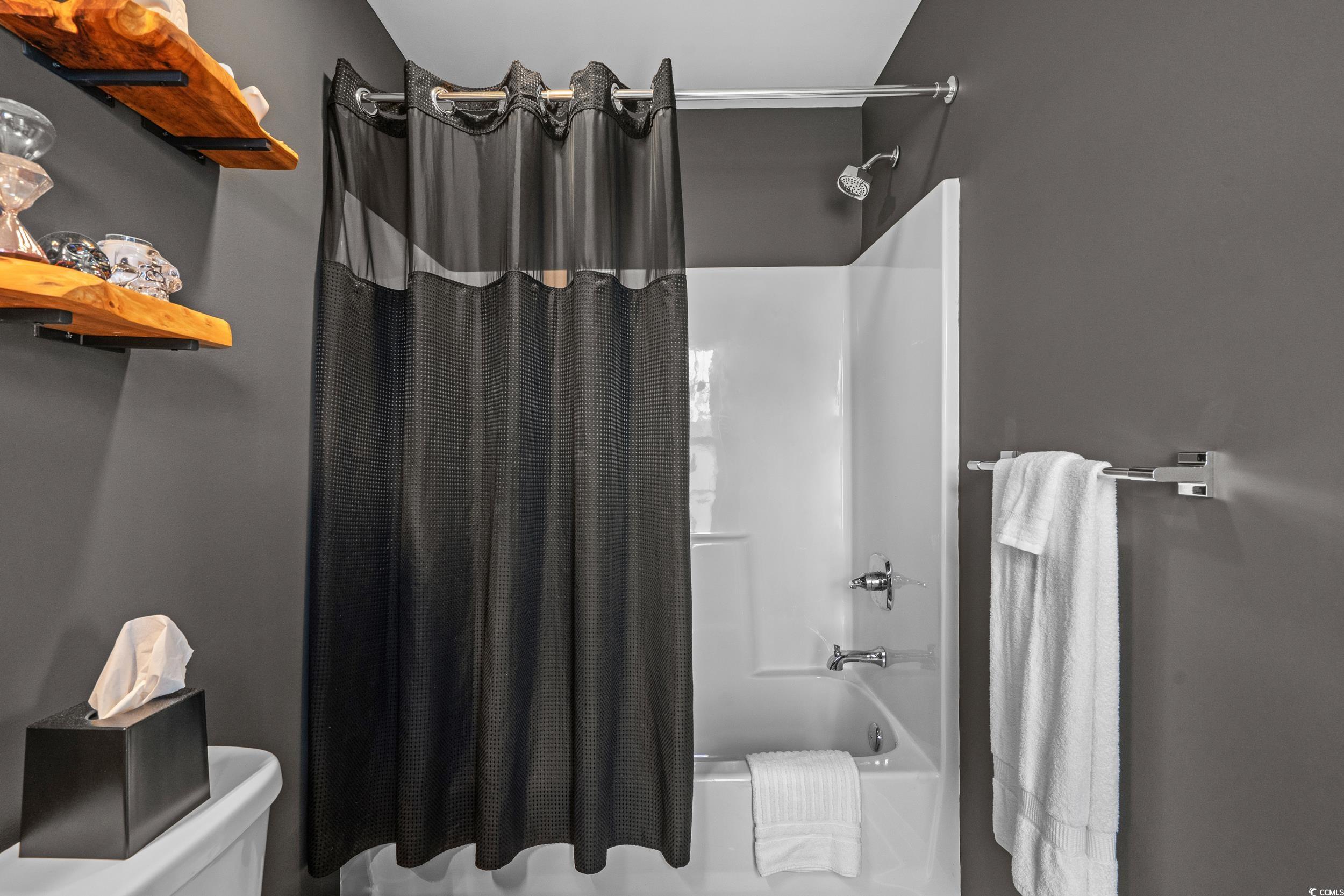 752 Hobonny Loop Longs, SC 29568 - Photo 29 of 40 Full bath featuring shower / bath combo and toilet