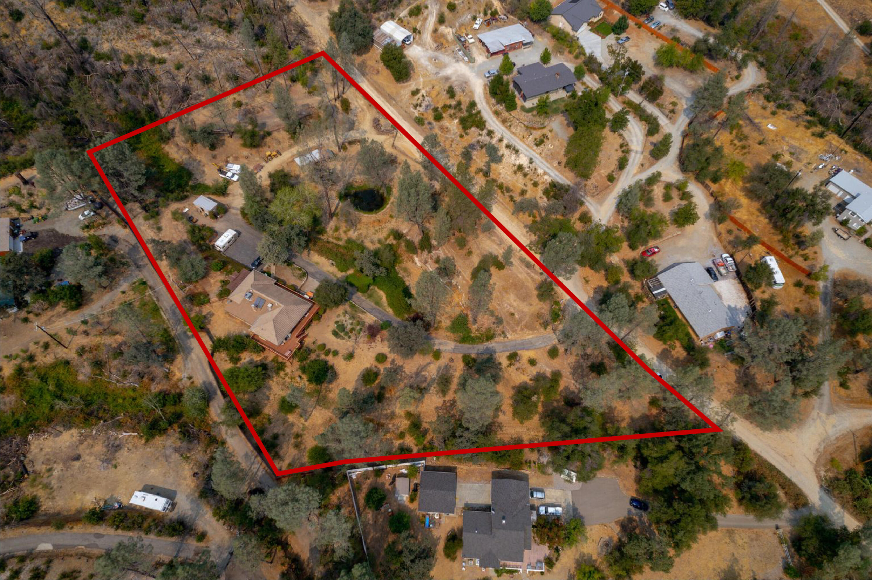 15025 Miners Gulch Road Shasta, CA 96087 - Photo 45 of 47 Approximate Parcel lines