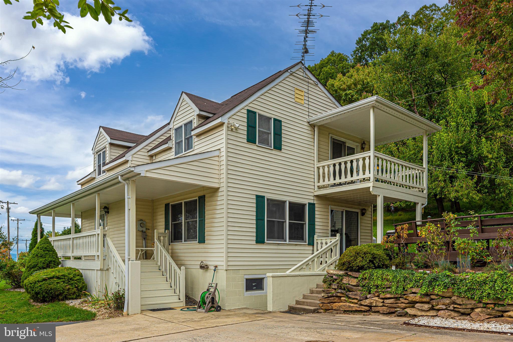 9710 Hall Road Frederick, MD 21701 - Photo 4 of 41 Porches on all sides! Beautiful Stone Wall!