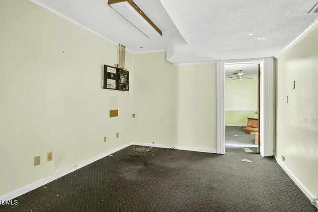 a room with gym equipment