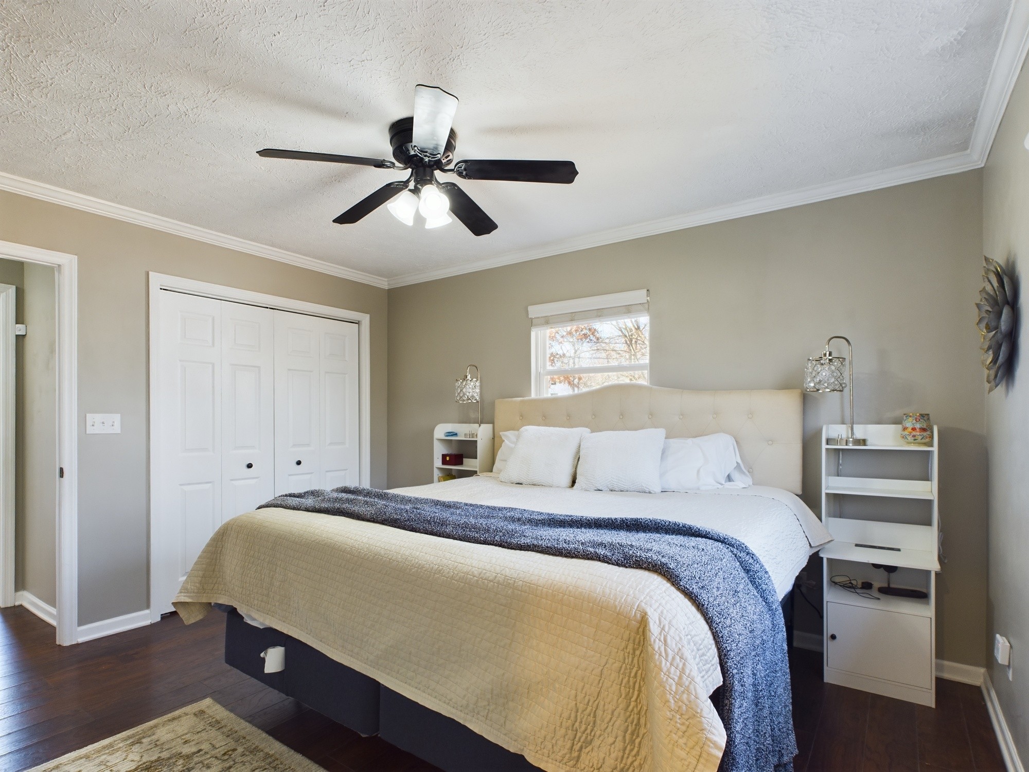 17 Alice Boynton Road Manchester, TN 37355 - Photo 12 of 31 a bedroom with a bed and wooden floor