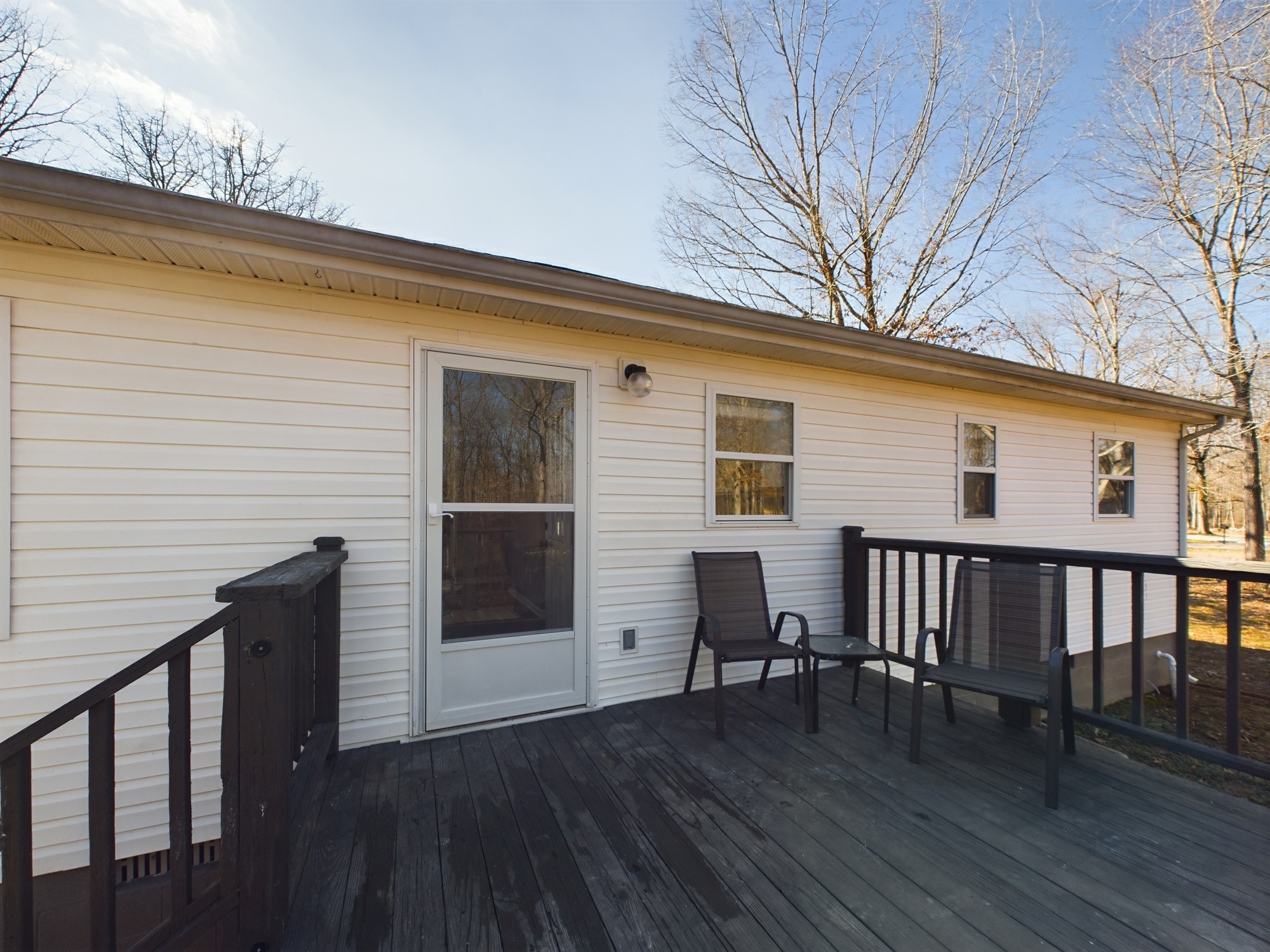 17 Alice Boynton Road Manchester, TN 37355 - Photo 23 of 31 a view of backyard with deck and wooden floor