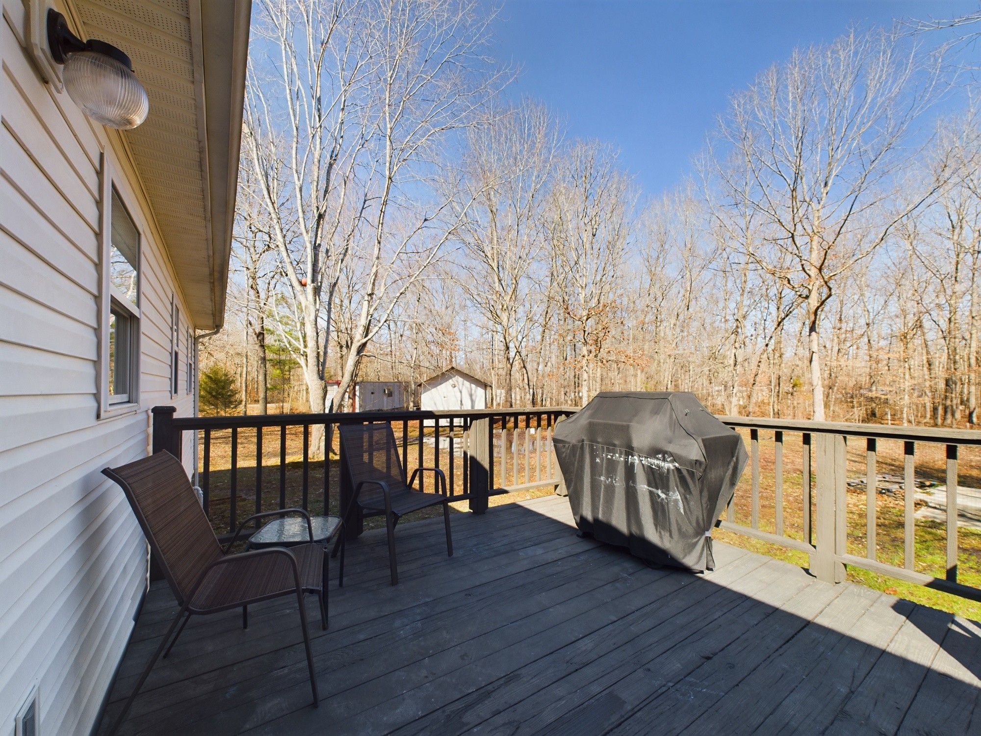 17 Alice Boynton Road Manchester, TN 37355 - Photo 24 of 31 a view of balcony with furniture and wooden floor