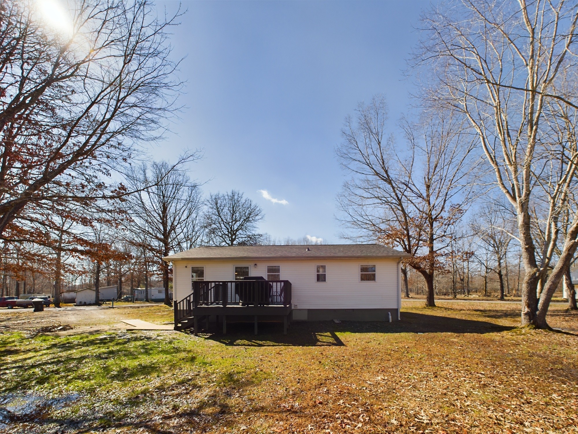 17 Alice Boynton Road Manchester, TN 37355 - Photo 27 of 31 a front view of house with yard covered in snow