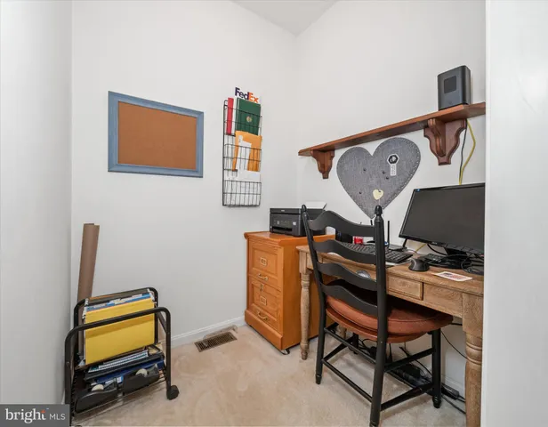 a view of workspace with a window