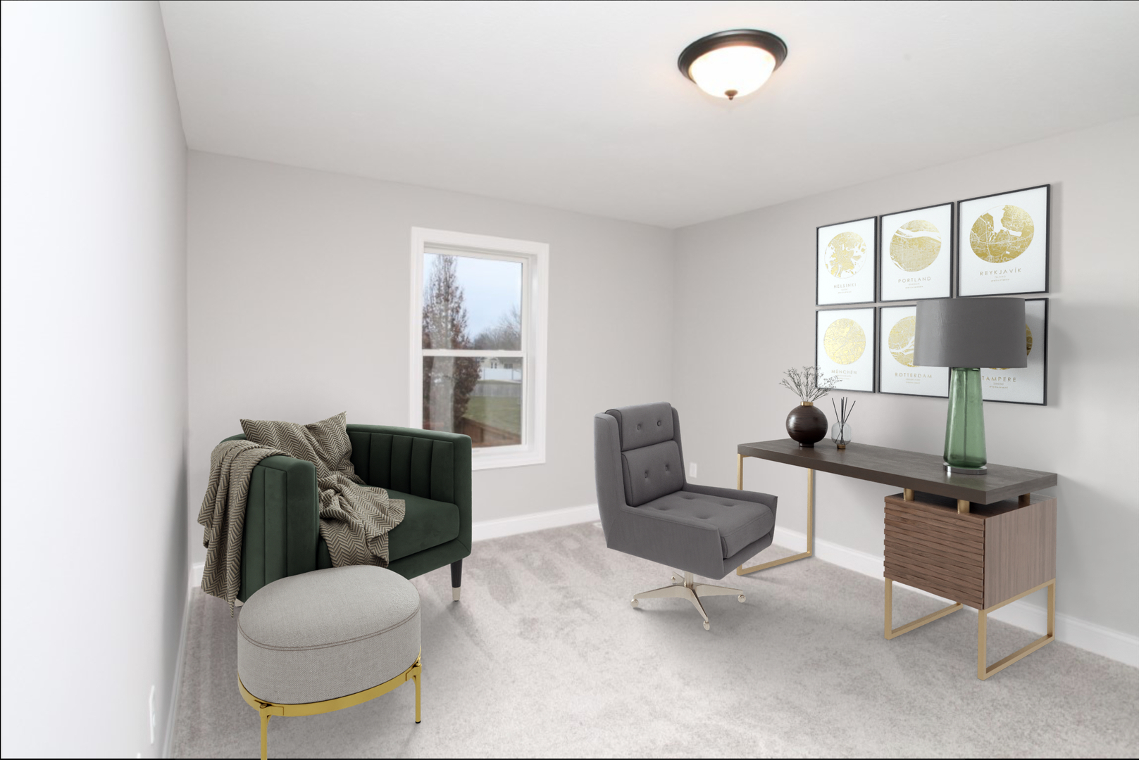 2702 Lone Oak Road Bloomington, IL 61705 - Photo 7 of 19 a living room with furniture and a window