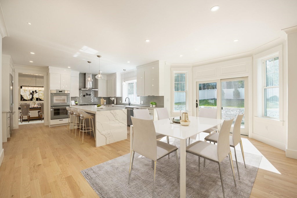 526 Marrett Road Lexington, MA 02421 - Photo 15 of 37 a view of a dining room kitchen and a window