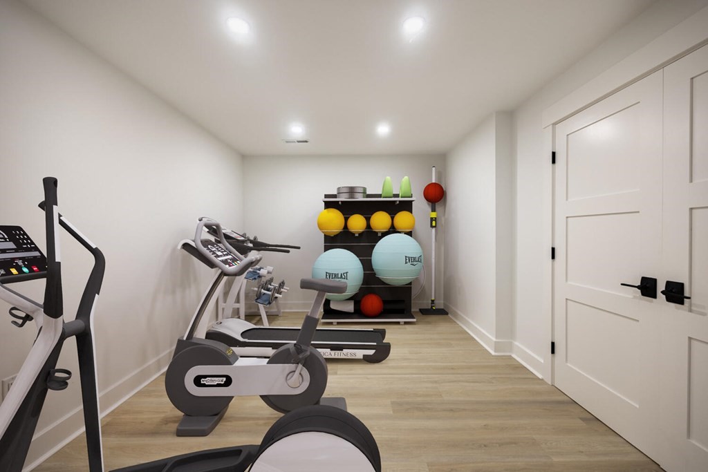 526 Marrett Road Lexington, MA 02421 - Photo 31 of 37 a view of a room with gym equipment