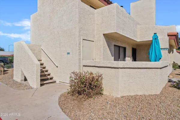 a view of a living room with furniture