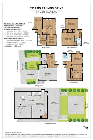 $1,875,000 | 591 Los Palmos Drive, San Francisco, CA 94127
