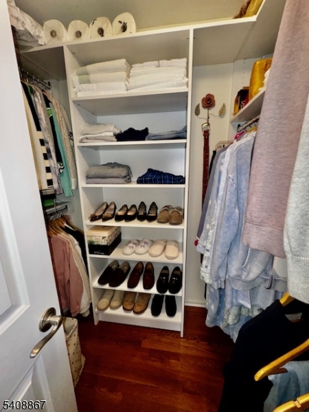 13 Ridgeview Terrace Oak Ridge, NJ 07438 - Photo 16 of 22 a view of walk in closet with clothes and shoes