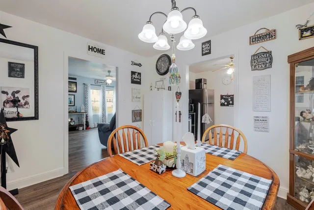 a view of entryway door