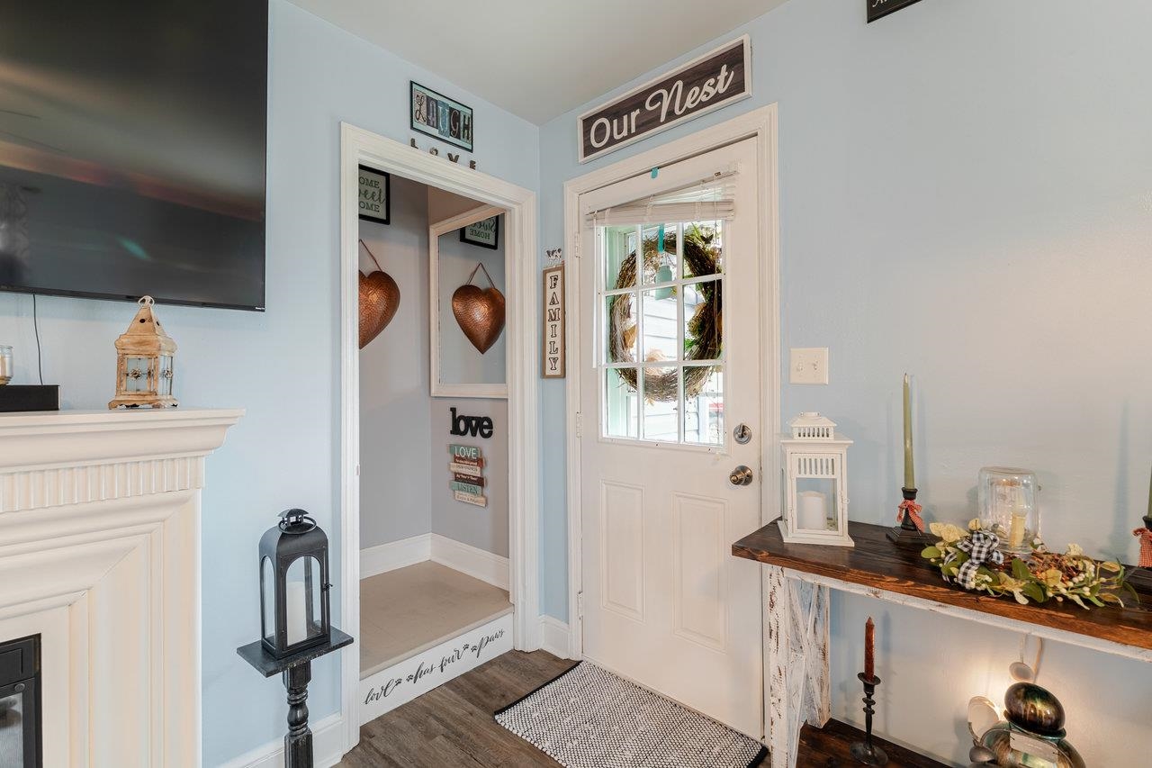257 Center Street Timberville, VA 22853 - Photo 20 of 73 a bathroom with a sink and a mirror