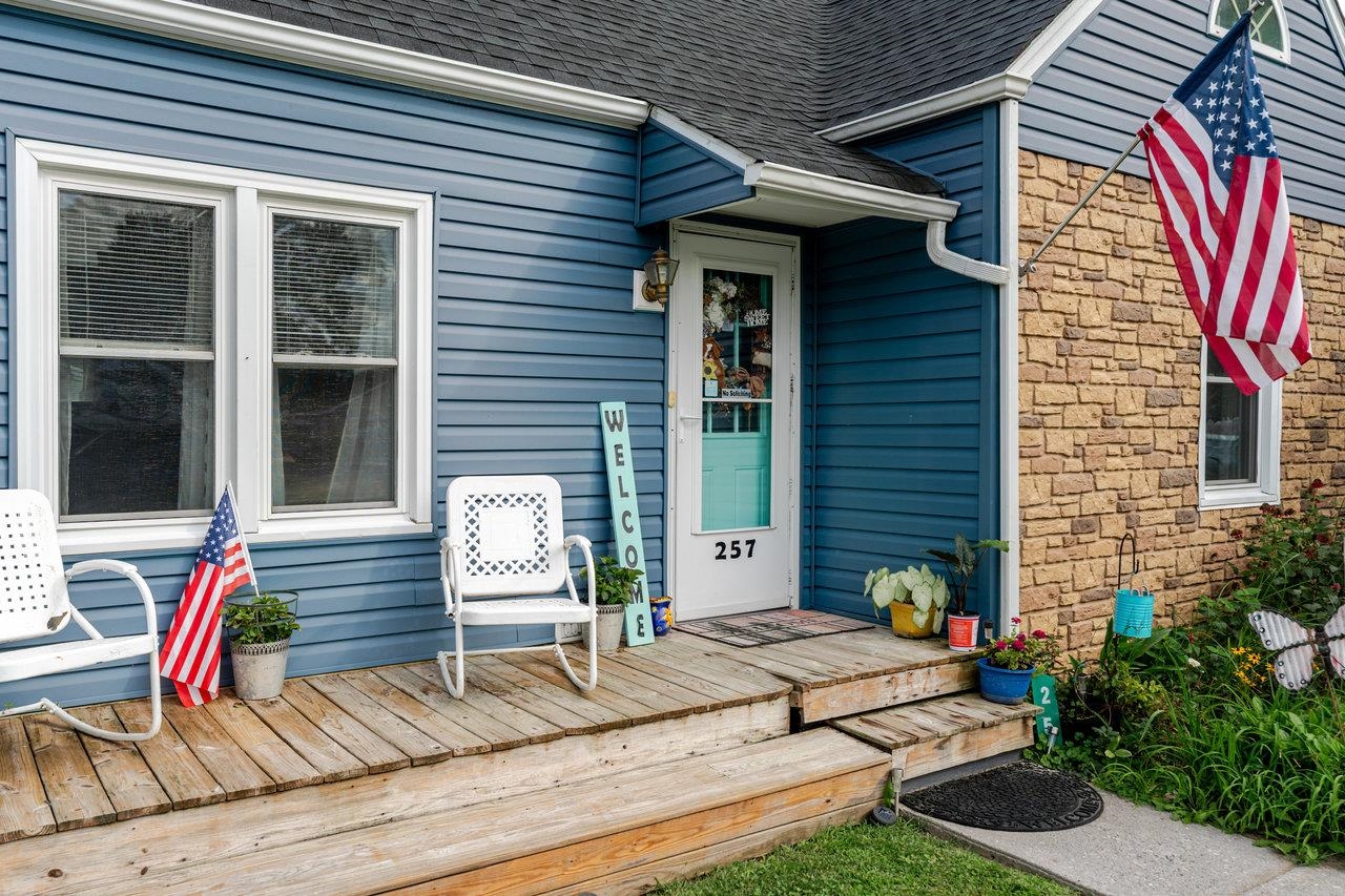 257 Center Street Timberville, VA 22853 - Photo 38 of 73 a front view of a house with outdoor seating