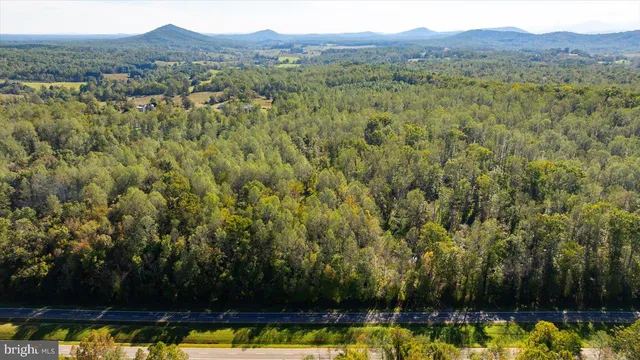 a view of a lush green hillside and a building