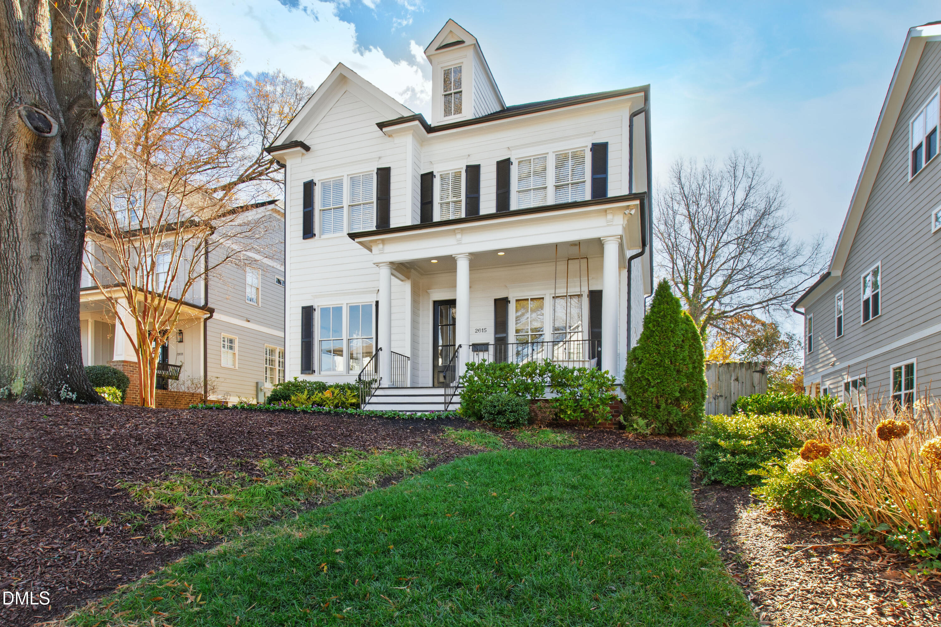 2615 Davis Street Raleigh, NC 27608 - Photo 2 of 61 a front view of a house with a garden