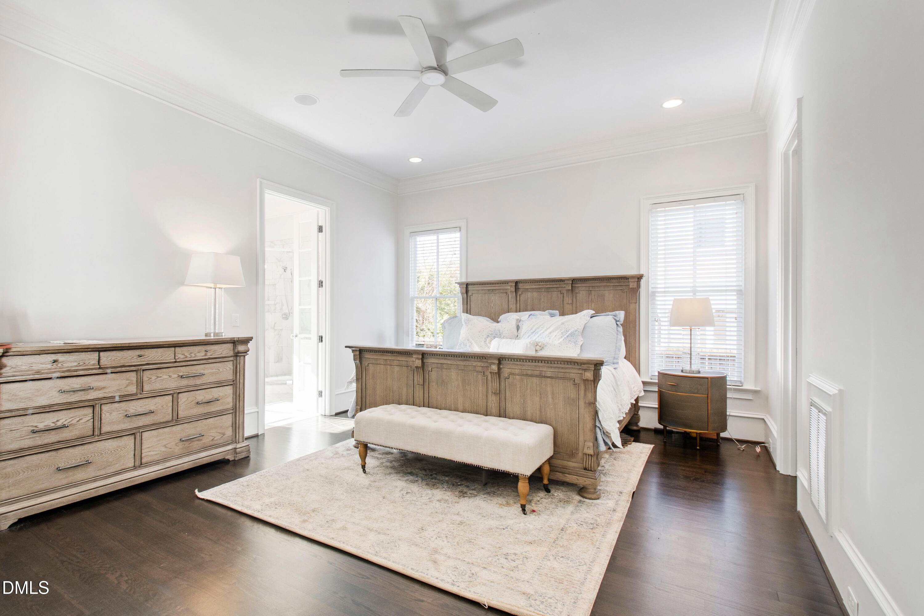 2615 Davis Street Raleigh, NC 27608 - Photo 24 of 61 a bedroom with a bed and a window