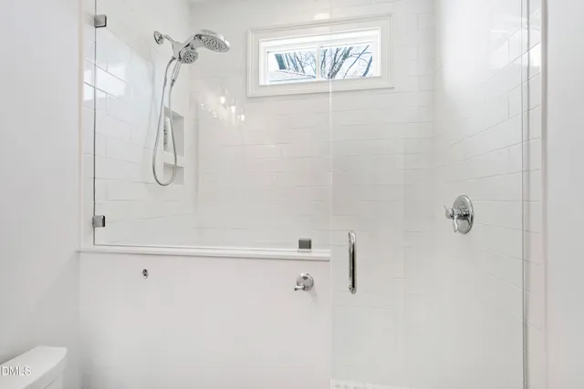 a view of backyard of house